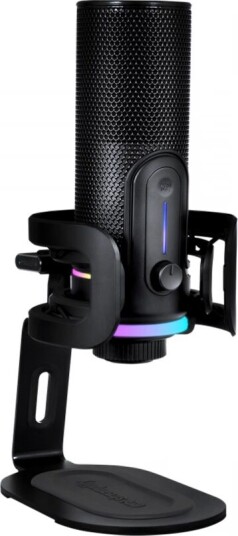 Streamplify Mic Pro USB Mikrofon med RGB Belysning - Svart Streamplify Mic Pro USB Mikrofon med RGB Belysning - Svart