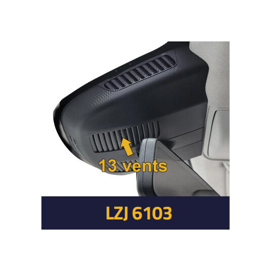 FITCAMX Integrert 4K Dashcam (foran+bak) Mercedes V-klasse (2014 - 2021)