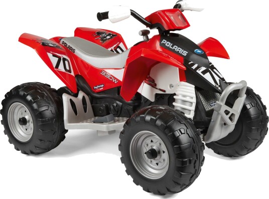 Peg Perego Polaris Outlaw 330W rød elektrisk firhjuling 12V med 2 hastigheter Peg Perego Polaris Outlaw 330W rød elektrisk firhjuling 12V med 2 hastigheter