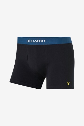 Lyle & Scott Boksershorts Devon Trunk 3 pakning Svart