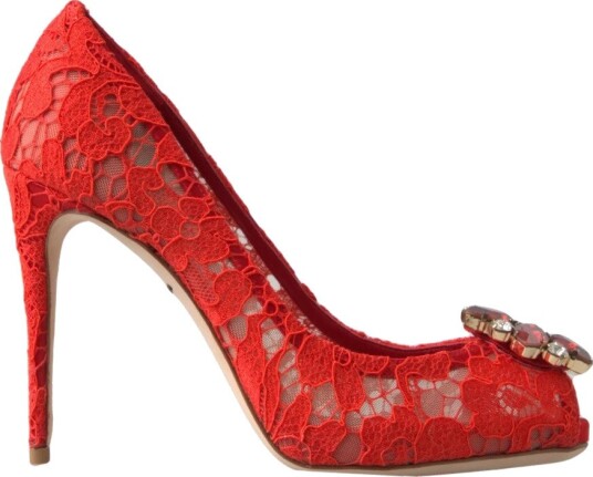 Dolce & Gabbana Dame Sko Rød 36 1/2 EU,