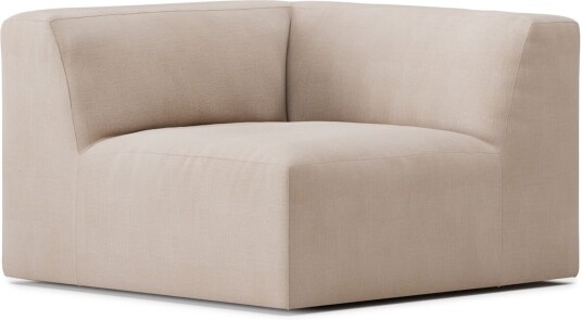 No Ga - Brick Corner Module Shadow Beige 11 Sofaer Ned/metall/tre/tekstilmateriale