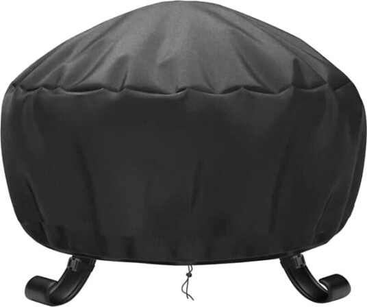 Rund beskyttelsesdeksel for bålpanne Ø 80 x 50 cm Vanntett UV bestandig bålpannedeksel rivebestandig Oxford stoffdeksel for grillbål C Rund beskyttelsesdeksel for bålpanne Ø 80 x 50 cm Vanntett UV bestandig bålpannedeksel rivebestandig Oxford stoffdeksel for grillbål C