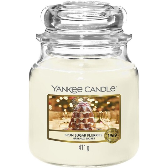 Yankee Candle Classic Spun Sugar Flurries, Duftlys