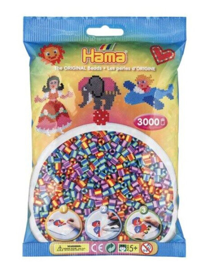 Hama Ironing Beads mix - Zebra (201-92) 3000pcs. Hama Ironing Beads mix - Zebra (201-92) 3000pcs.