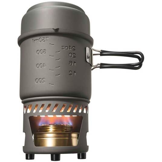 Esbit Kokesett med spritbrenner 0,98 liter, aluminium Esbit Kokesett med spritbrenner 0,98 liter, aluminium