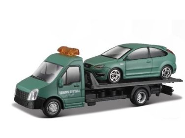 Bburago 1:43 Street Fire Flatbed Transport Bburago 1:43 Street Fire Flatbed Transport