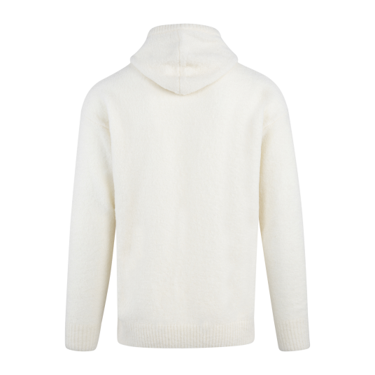 Teddy Hoodie Cream XXL Wool knit sweater Teddy Hoodie Cream XXL Wool knit sweater