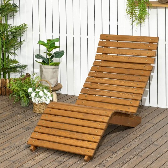 Teak fluktstol for hage og balkong 120kg Teak fluktstol for hage og balkong 120kg