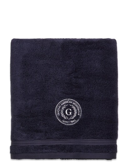 GANT Crest Towel 70X140 Navy GANT MARINE ONE SIZE