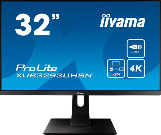 Iiyama ProLite XUB3293UHSN B1 31.5" 3840x2160 Iiyama ProLite XUB3293UHSN B1 31.5" 3840x2160