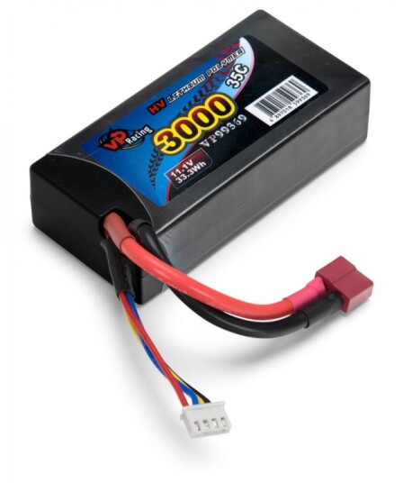 Vapex 99369 Li-Po Battery 3S 11,1V 3000mAh 35C Hard T-connector Vapex 99369 Li-Po Battery 3S 11,1V 3000mAh 35C Hard T-connector
