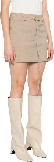 Sportmax Dame Skjørt Beige S, Sportmax Dame Skjørt Beige S,