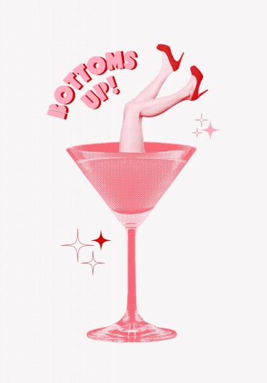 Poster Bottoms Up Poster Bottoms Up