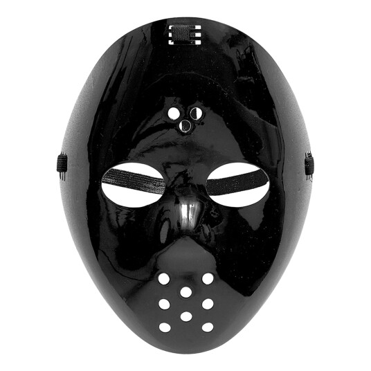 Widmann S.r.l. Hockeymaske svart - One size Widmann S.r.l. Hockeymaske svart - One size