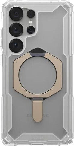 UAG Plasma XTE w/ Magnet   Clear/Titanium   Samsung Galaxy S25 Ultra