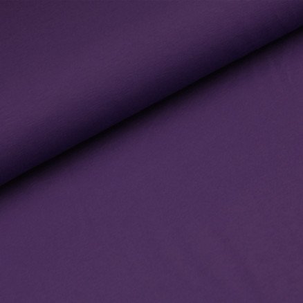 Balsløw Bomullsjersey Solid stoff 155cm 019 Lilla 50cm