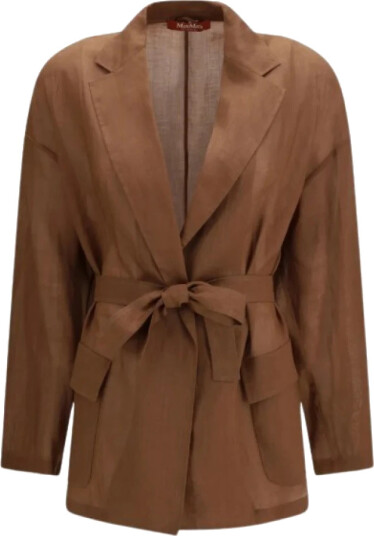 Max Mara Studio Dame Jakker Brun L,