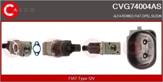 EGR-ventil CASCO CVG74004AS