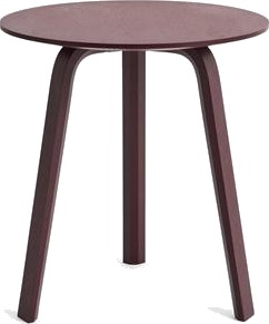 HAY Bella Salongbord Ø45xH49 Mørk Bordeaux