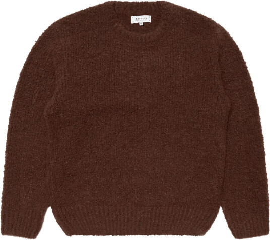 Edwin Dun Textured Sweater Black Brown S
