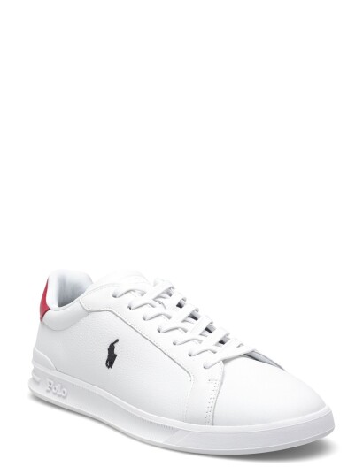 Polo Ralph Lauren Leather Hrt Crt Ii Sk Ltl   White   41