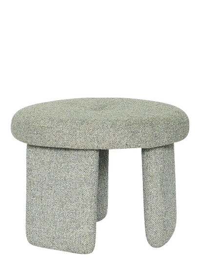Hübsch Rocco Pouffe Green ONE SIZE