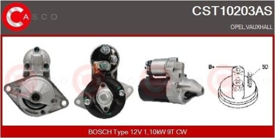 CASCO CST10203AS Starter CASCO CST10203AS Starter