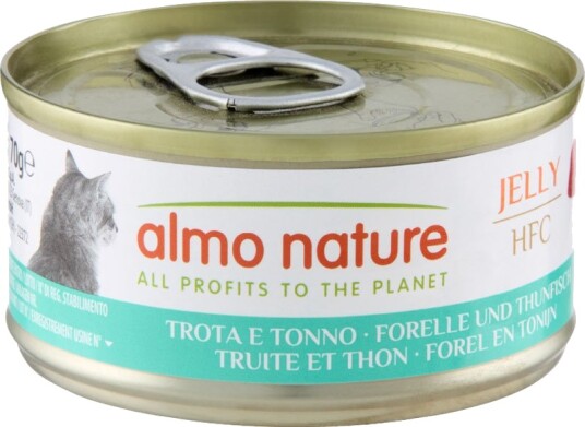 Almo Nature Våtfôr Hfc Ørret Og Tunfisk I Gelè 70G 24 X 70 G