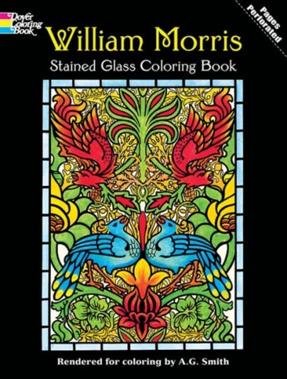 William Morris Stained Glass Coloring Book William Morris Stained Glass Coloring Book
