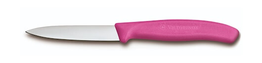 Grønnsaks- & skallkniv Spiss Nylonhåndtak Rosa 8 cm Grønnsaks- & skallkniv Spiss Nylonhåndtak Rosa 8 cm