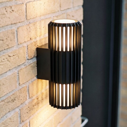 Home Décor FYRON Duo opp/ned vegglampe Svart E27 IP54 utendørs Home Décor FYRON Duo opp/ned vegglampe Svart E27 IP54 utendørs