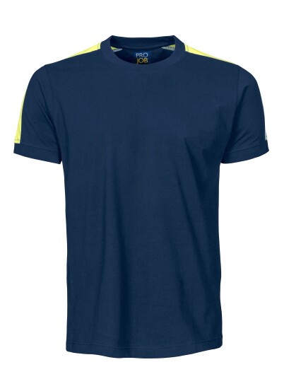 Projob ((((2019)))) T Shirt Yellow/navy M