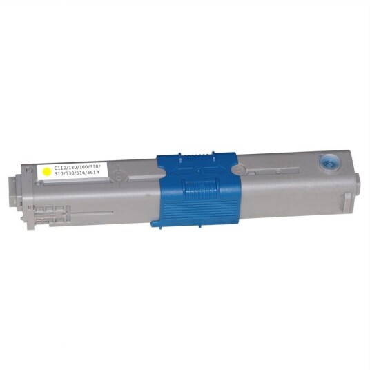 Oki Kompatibel - Oki C110 44250721 Toner Gul 2500 Sider Oki Kompatibel - Oki C110 44250721 Toner Gul 2500 Sider