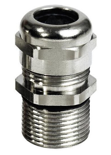 Rutab 1476034 Gjennomføring lang gjenge, messing M25 x 11–16 mm