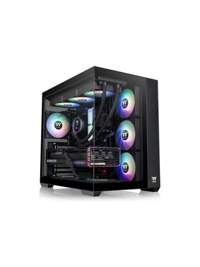 Thermaltake View 380 TG ARGB Mid Tower Kabinett med Herdet Glass i Hydrangea Blue