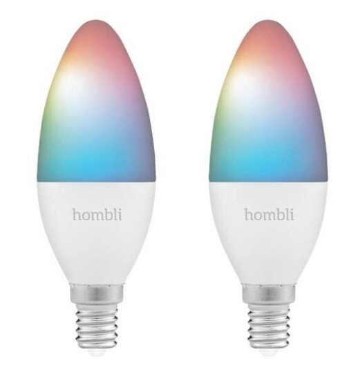 Hombli Smart Lampa E14 RGB Promo 2-Pack CCT
