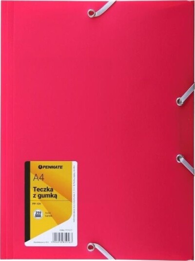 Penmate Mappe Med Gummistrikk A4 Pp 101 Rosa