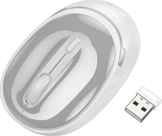 Mus Hoco Hoco Trådløs 2.4G 1600 Dpi Gm34 Grå Hvit Mus Hoco Hoco Trådløs 2.4G 1600 Dpi Gm34 Grå Hvit