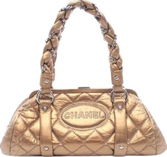 Chanel Vintage Dame Pre owned Beige ONE SIZE,