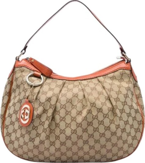 Gucci Vintage Dame Pre owned Beige ONE SIZE, Gucci Vintage Dame Pre owned Beige ONE SIZE,