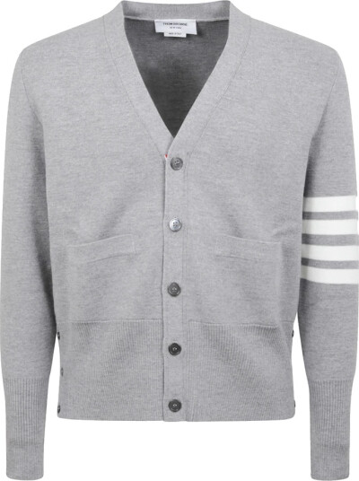 Thom Browne Herre Strikkevarer Grå 2XL,
