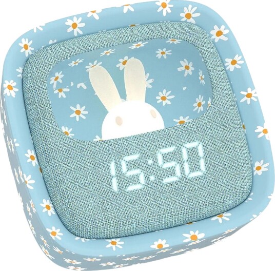 Mobility On Board Billy Clock And Light   Rainbow Leopard   Blue   ONE SIZE
