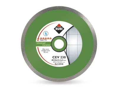 Rubi CEV 200 Pro Diamantskive for Våtskjæring - 200 mm