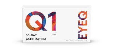EyeQ Classic For Astigmatism Q1 6 stk/pk EyeQ Classic For Astigmatism Q1 6 stk/pk