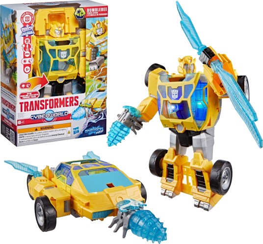 Transformers Power Spark Bumblebee Actionfigur 28 cm med Elektronisk Funksjon Transformers Power Spark Bumblebee Actionfigur 28 cm med Elektronisk Funksjon