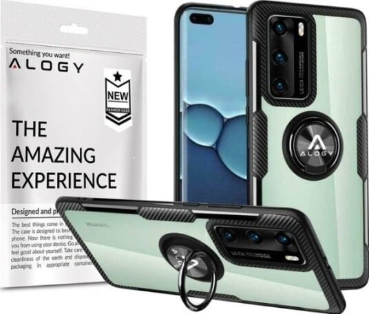 Alogy Phone Case Alogy Clear Armor Ring Holder For Xiaomi Redmi Note 8 Pro Universal