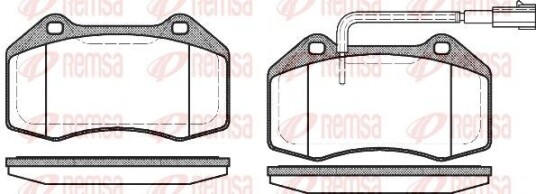 Bremseklosser REMSA 1113.12