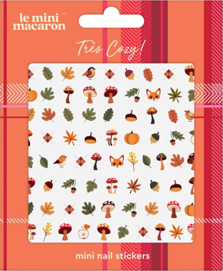 Le Mini Macaron Nail Art Stickers Très Cozy