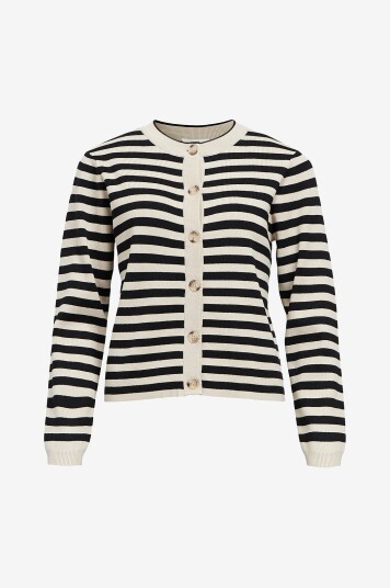 Object Kardigan objEster Sli L/S Knit Grå